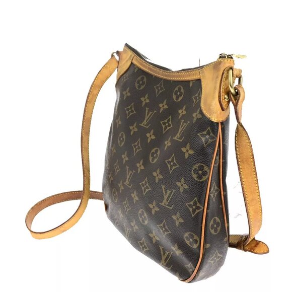 LOUIS VUITTON Odeon PM Shoulder Bag Monogram Leather Brown Spain M56390 31YF088 - Picture 11 of 16